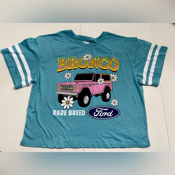 Ford Bronco Blue Graphic T-Shirt - Picture 1 of 4